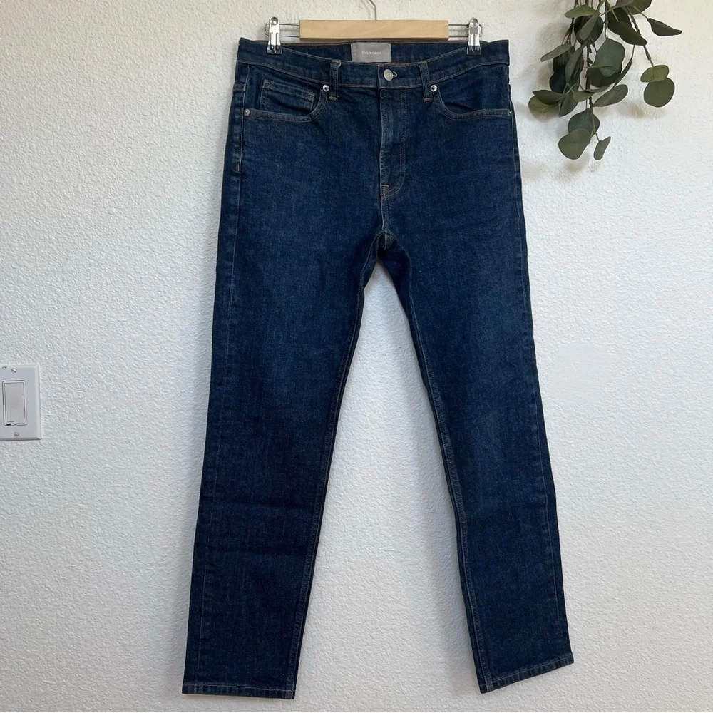 Everlane- Men’s Slim Fit Jeans In Indigo Rinse 33X30